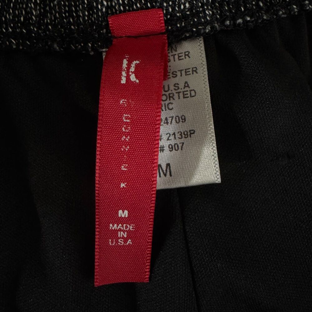 IC by Connie K Textured Linen Blend Lined Crop Pant Women's Size Medium - Picture 4 of 9